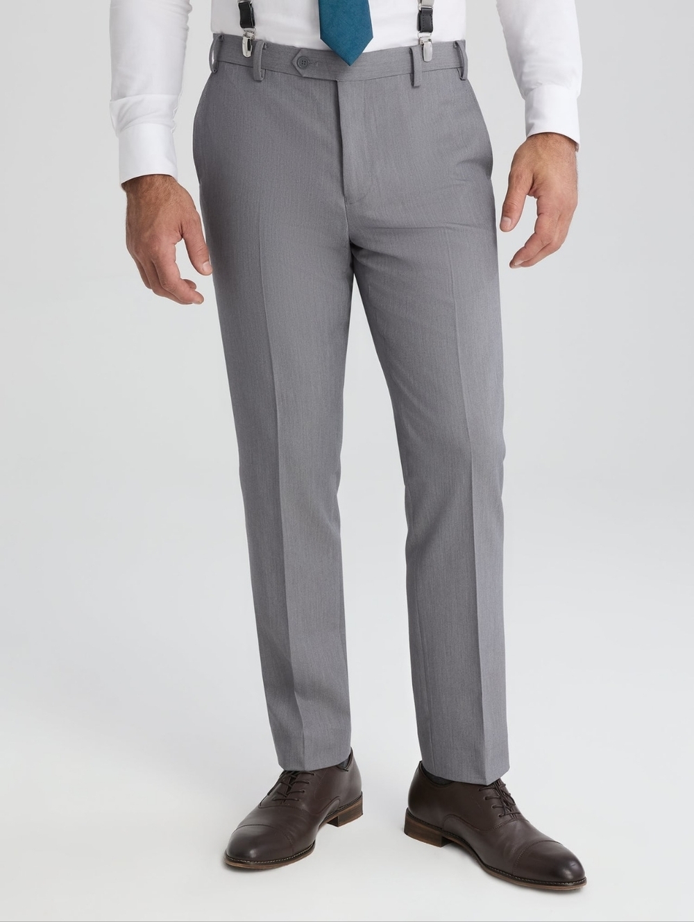 Egara Light Gray Men's Dress Slacks